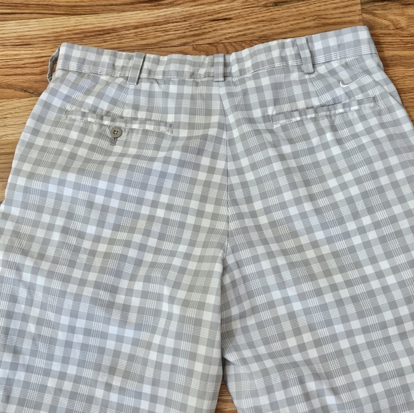 Nike Golf Shorts Dri-Fit Performance Plaid Flat Athletic Men’s Size 34 - Picture 7 of 7